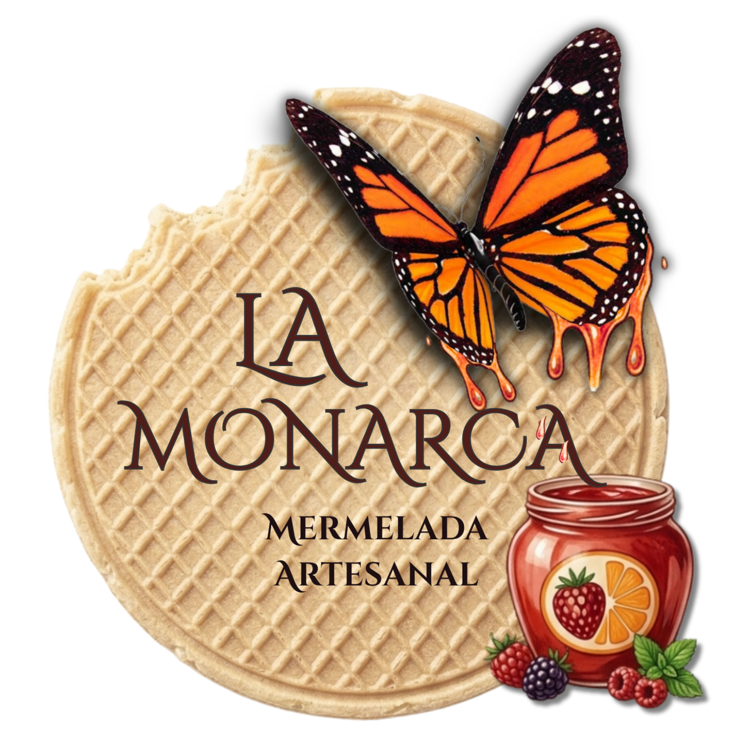 Logo de La Monarca, Mermelada Artesanal